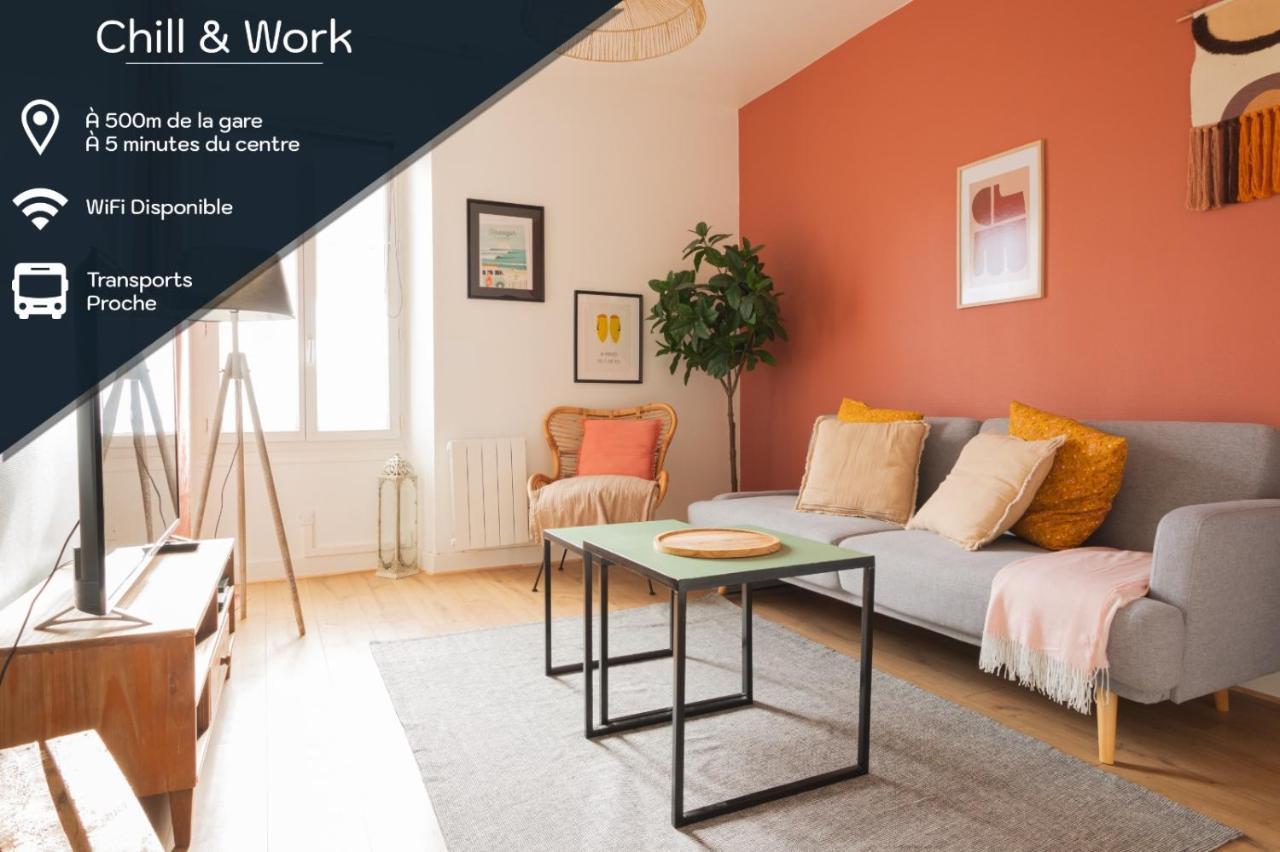 Chill And Work / Gare Tgv / Beau T2 Renove Apartment Rennes